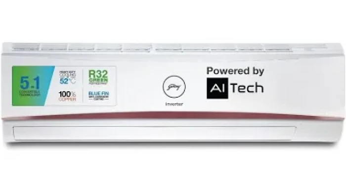 Godrej 2 Ton 3 Star Inverter Split AC (Copper AC 2T GIC 24LTC3-WSA Split 3S White)