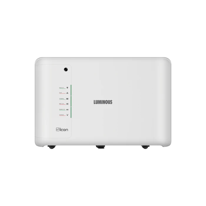 Luminous iCon 1600 Pure Sine Wave Inverter for Home, Office & Shops (Black) | 1400VA/12V | LED Indicators | Pure Sine Wave | Fast Charging | Easy Installation