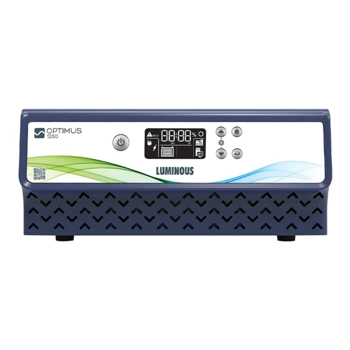 Luminous Optimus 1250 Pure Sine Wave 1100VA/12V Inverter for Home, Office & Shops | Supports 1 Inverter Battery of 12V | Reliable Performance | Easy Installation