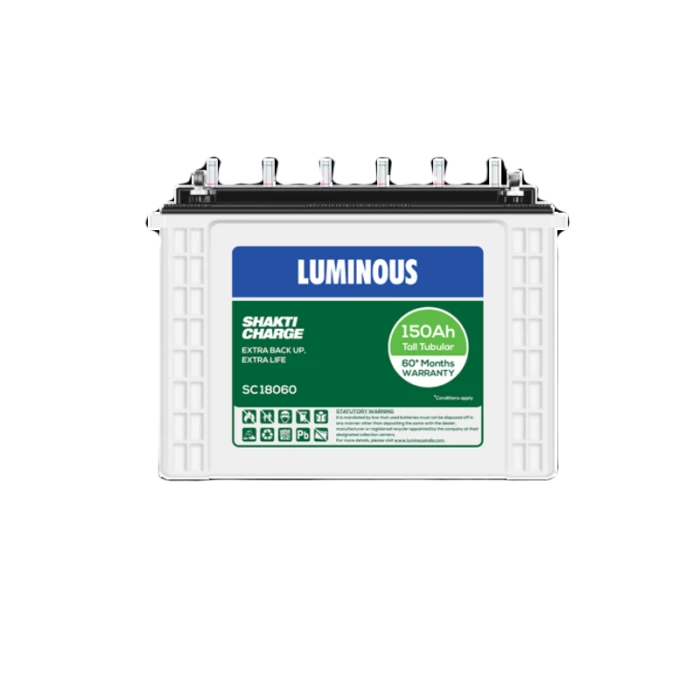 LUMINOUS 150Ah Shakti Charge Tubular Inverter Battery -SC18060 (150Ah)