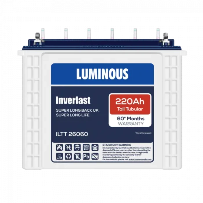 Luminous Inverter Battery 220 Ah Inverlast ILTT 26060